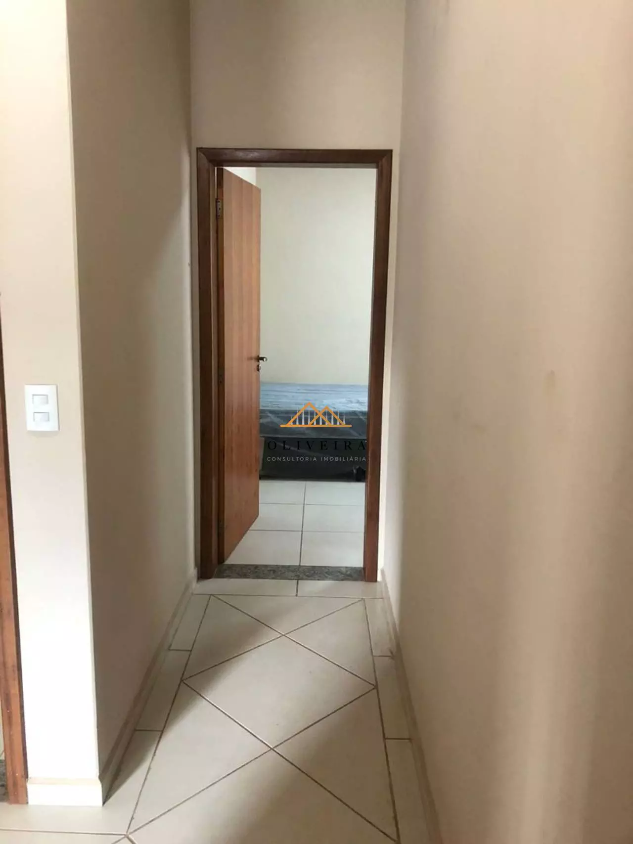 Corredor de acesso aos quartos